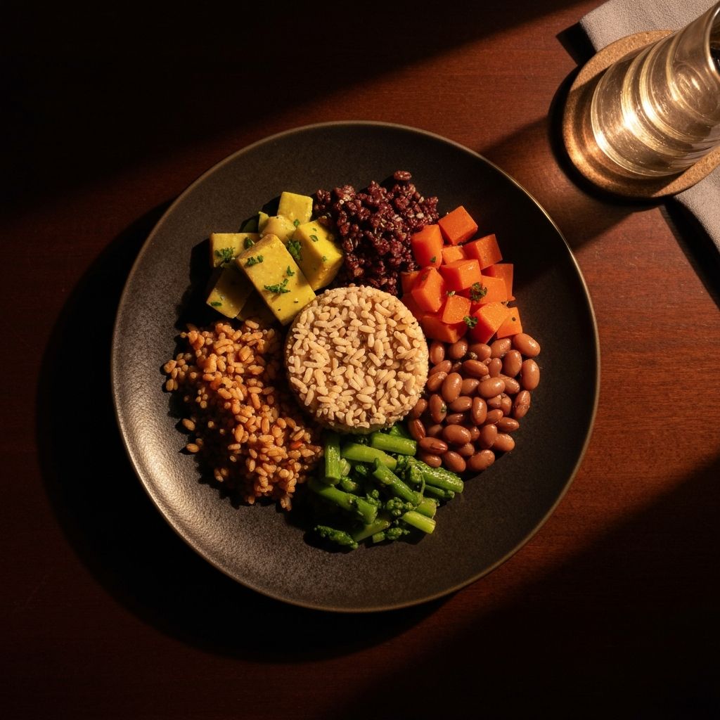 Uravnotežen obrok na krožniku